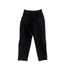 Banana Republic Petite Tapered Cargo Pant – Black – Size 0